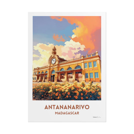 Affiche Gare de Soarano Antananarivo