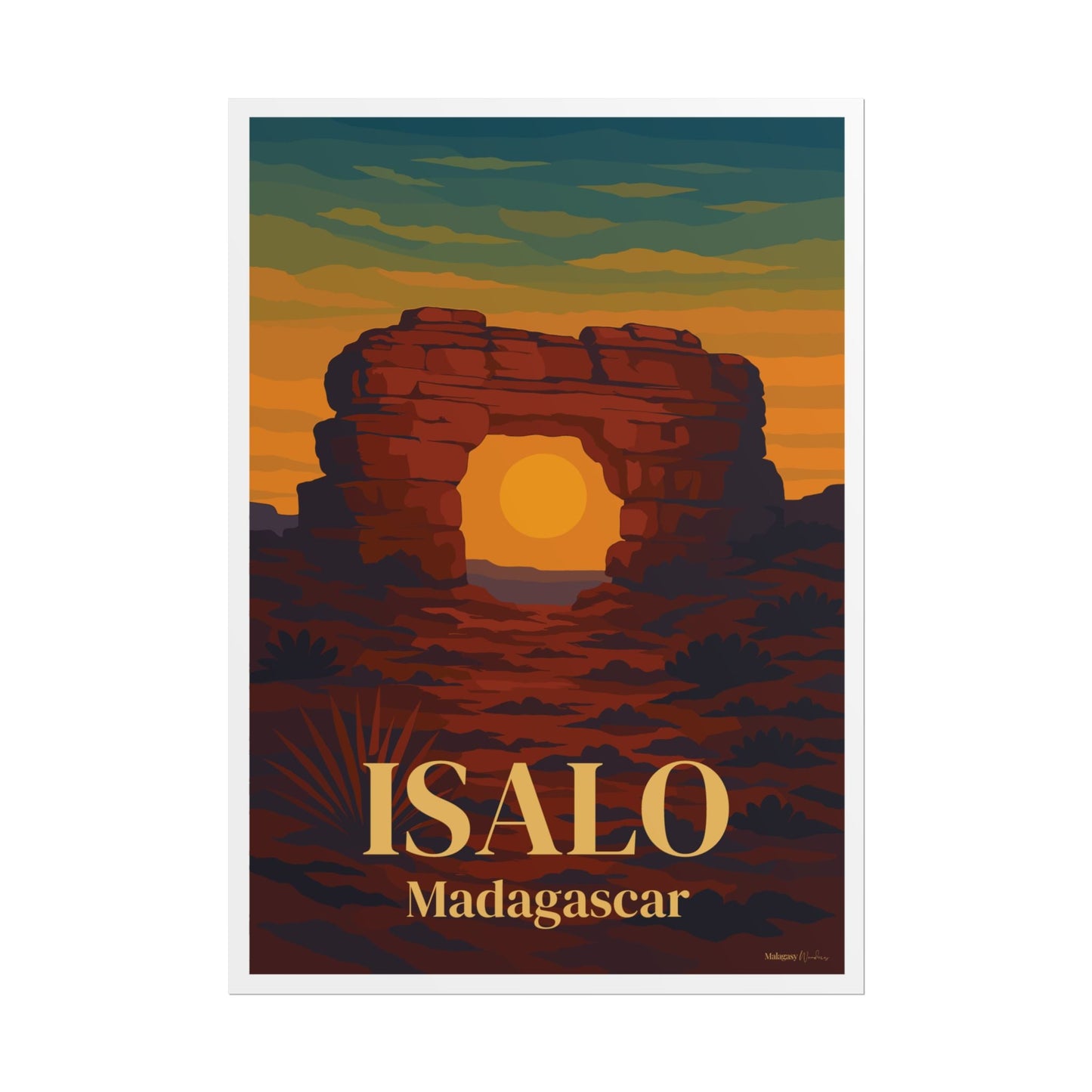 Affiche Parc National d'Isalo
