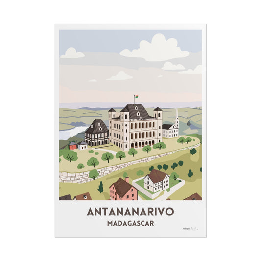 Affiche Rova d’Antananarivo – Palais de la Reine